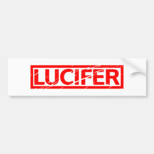 Luciferのスタンプ バンパーステッカー
