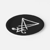 Luciferの紙皿のSigil ペーパープレート (アングル)