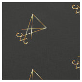 Luciferの金sigil ファブリック (クローズアップ)