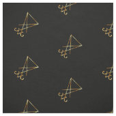 Luciferの金sigil ファブリック (見本)