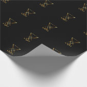 Luciferの金sigil ラッピングペーパー (角)