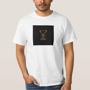 Luciferの金sigil Tシャツ