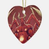 Lucifer悪魔、暗闇、Satanの王子 セラミックオーナメント (左)