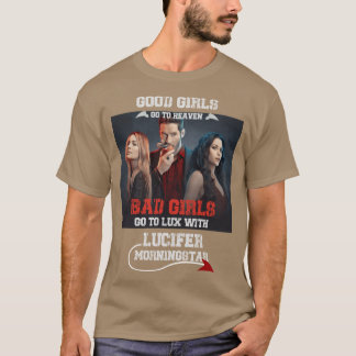 Lucifer MorningstarV Netflixファンアート フレンズ Tシャツ