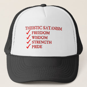 LuciferianismのTheisticサタニズムか献身 キャップ
