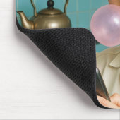 Lucille Ball Texting On a Cell Phone マウスパッド (コーナー)