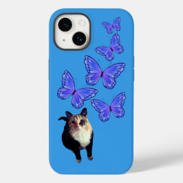 Lucille & The Butterflies Cat  Case-Mate iPhone 14ケース
