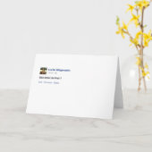 Lucille Wittgensteinグリーティングカード カード (黄色い花)