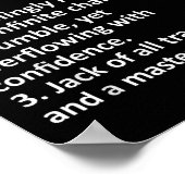 Lucio定義名パーソナライズされた誕生日 ポスター (角)