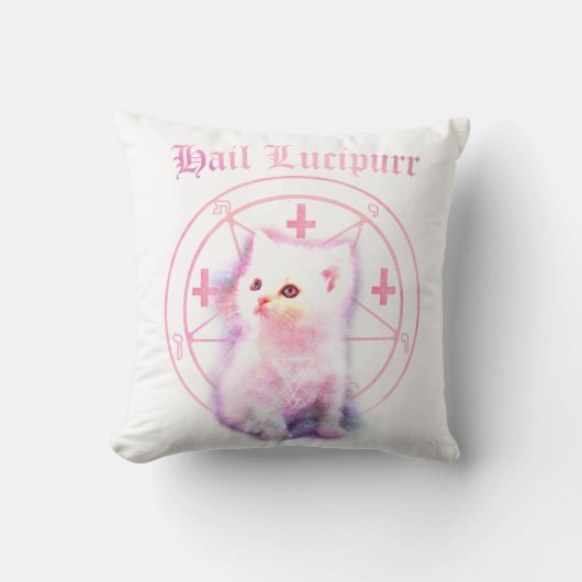 Lucipurrの枕 クッション (正面)