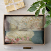 Lucius Rossiによるバラハットとファンを持つ女性 薄葉紙 (ギフト)