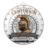 Lucius Vorenoの有名なローマの百人隊長 ダーツボード (正面)