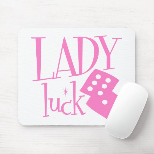 Luck Dice女性 マウスパッド (マウス)