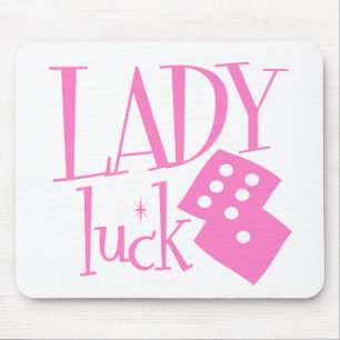 Luck Dice女性 マウスパッド