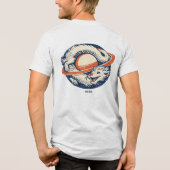 Luck Dragon Neverending Ouroboros - Viel Glück Tee トライブレンドＴシャツ (裏面)