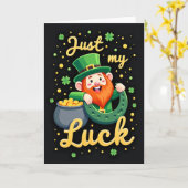 Luck Faux Gold Foil Texture Card カード (黄色い花)