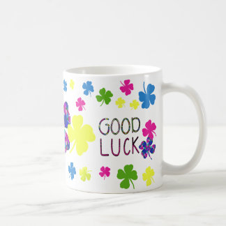 Luck in Every Sip - Slokje geluk コーヒーマグカップ