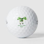 Luck & Laughter 'Irish You A Great Round' Fun Gift ゴルフボール (正面)