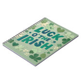 Luck O' The  IRISH Spiral Photo Notebook ノートブック (左側)