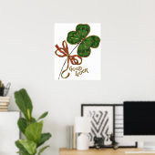 Luck O The Irish St. Patrick's Dayポスター ポスター (ホームオフィス)