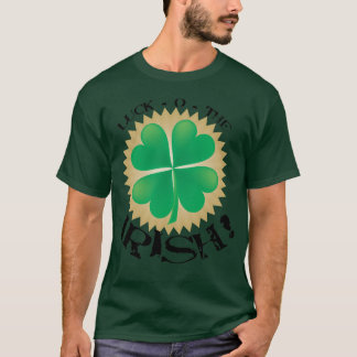 Luck-o-the Irish Tシャツと大人子供へたち Tシャツ