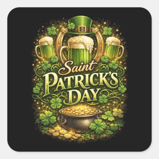 Luck of the Emerald Isle スクエアシール (正面)