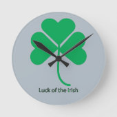 Luck of the Irish ラウンド壁時計 (正面)