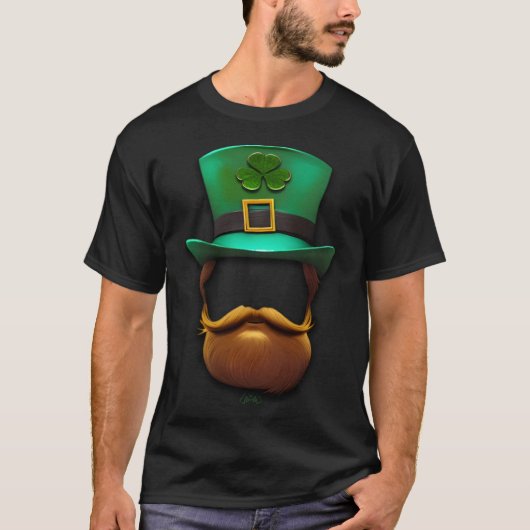 Luck Of The Irish Hat & Beard Tシャツ (正面)