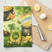 Luck of the Irish Kitchen Towel キッチンタオル (四つ折り)