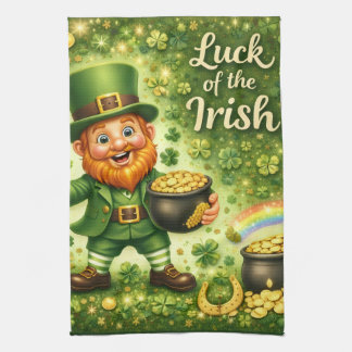 Luck of the Irish Kitchen Towel キッチンタオル