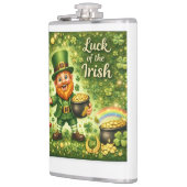 Luck of the Irish Metal Flask フラスク (左)