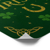 Luck of the Irish Poster | St. Patrick’s Day Art ポスター (角)