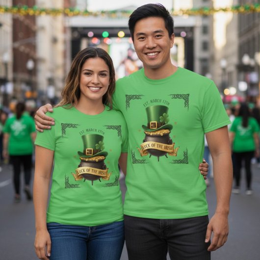Luck of the Irish Pot of Gold T-Shirt Tシャツ