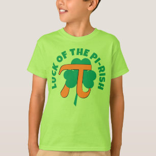 LUCK OF THE PI RISH St Patrick's Day Pi Day Kids Tシャツ