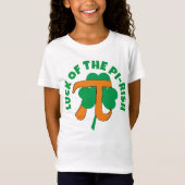 LUCK OF THE PI RISH St Patrick's Day Pi Day Kids Tシャツ (正面)
