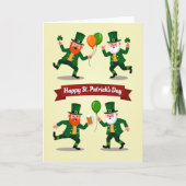 Luck St Patricks Day Card For Husband カード (正面)