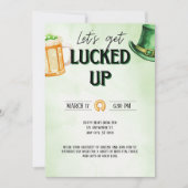 Lucked Up St. Patrick's Day招待状 招待状 (正面)