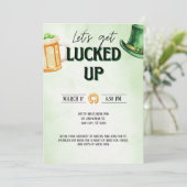 Lucked Up St. Patrick's Day招待状 招待状 (スタンド正面)