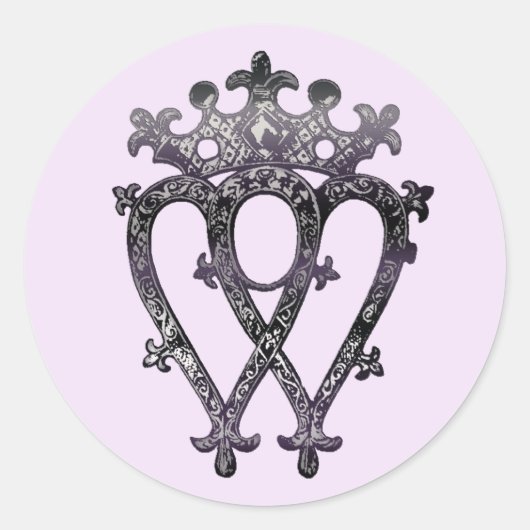 Luckenbooth, Scotlandスコットランド伝統ラブトークン ラウンドシール (正面)