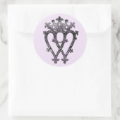 Luckenbooth, Scotlandスコットランド伝統ラブトークン ラウンドシール (バッグ)