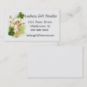 Luckeyの女の子のスタジオ 名刺 (正面/裏面)