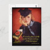 「Luckie」はがき ポストカード (正面/裏面)