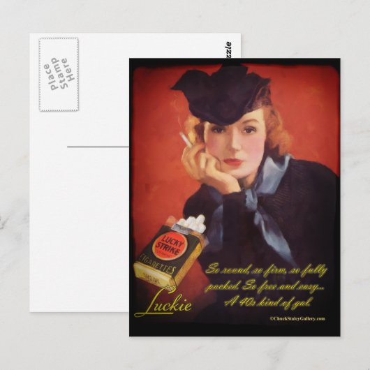 「Luckie」はがき ポストカード (正面/裏面)