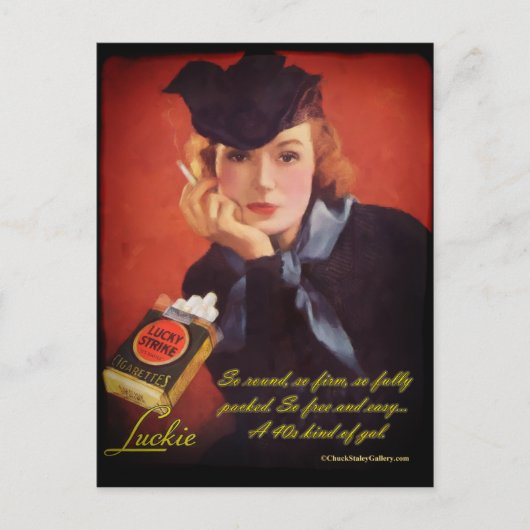 「Luckie」はがき ポストカード (正面)