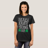 Luckiest Aquatic Performer Ever  St Patricks Day Tシャツ (正面フル)