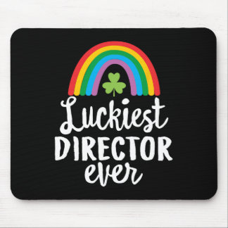 Luckiest Director Ever St Patrick Day Shamrocks  マウスパッド