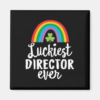 Luckiest Director Ever St Patrick Day Shamrocks  マグネット