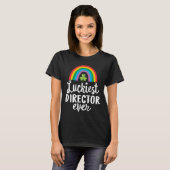 Luckiest Director Ever St Patrick Day Shamrocks  Tシャツ (正面フル)