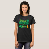 Luckiest Girlfriend Ever St Patricks Day Cute Wome Tシャツ (正面フル)