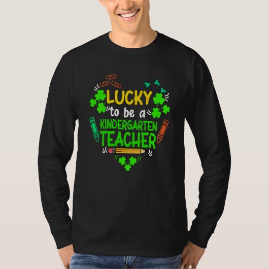 Luckiest Teacher Ever St Patricks Day Patricks Day Tシャツ (正面)